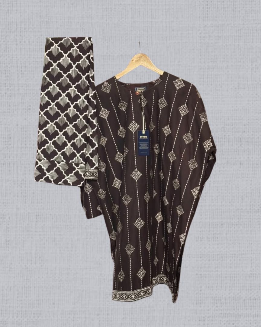 BAJU KURUNG BATIK KASTURI [K09 RICH BROWN]
